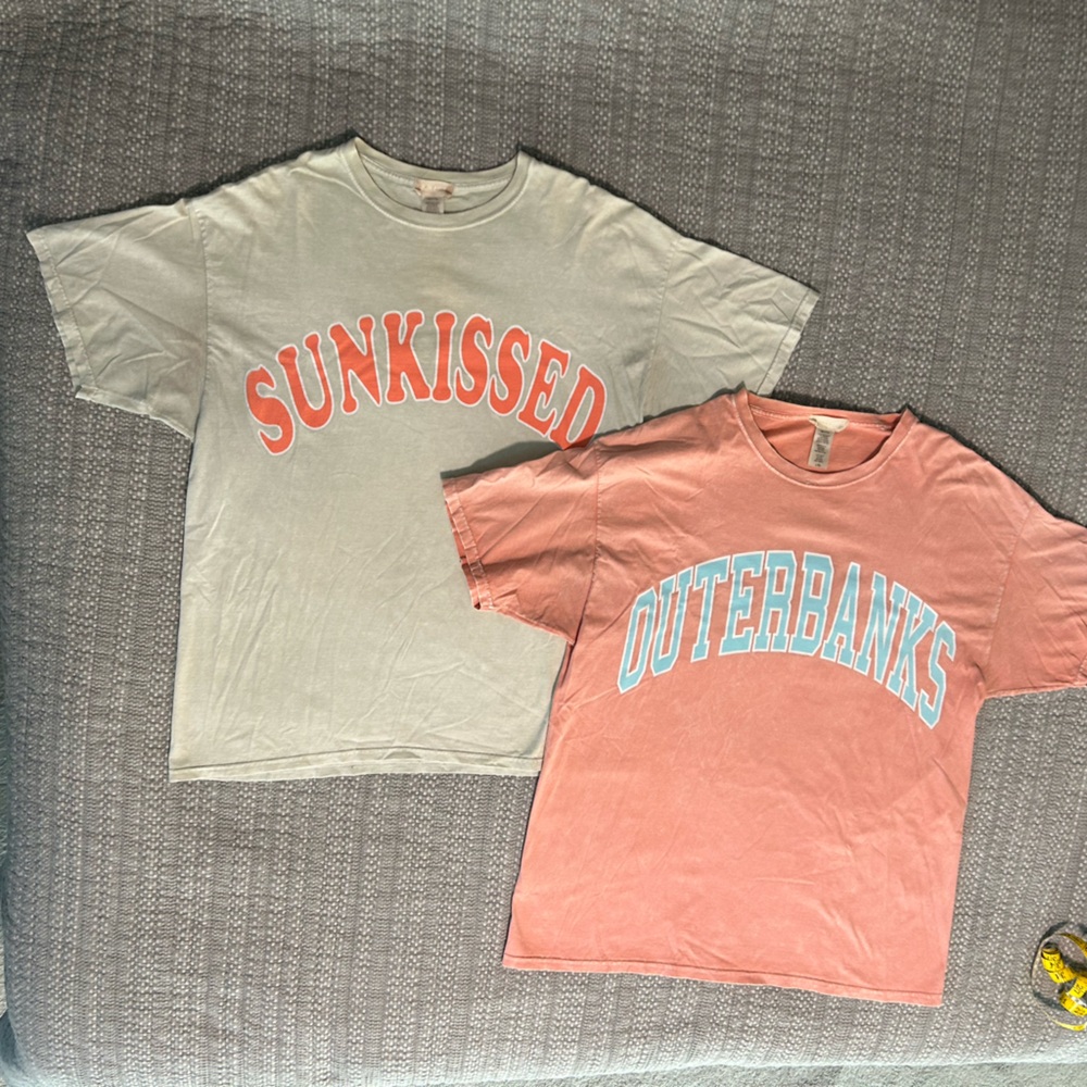 Beach themed T-shirts -set of 2 Altar'd State